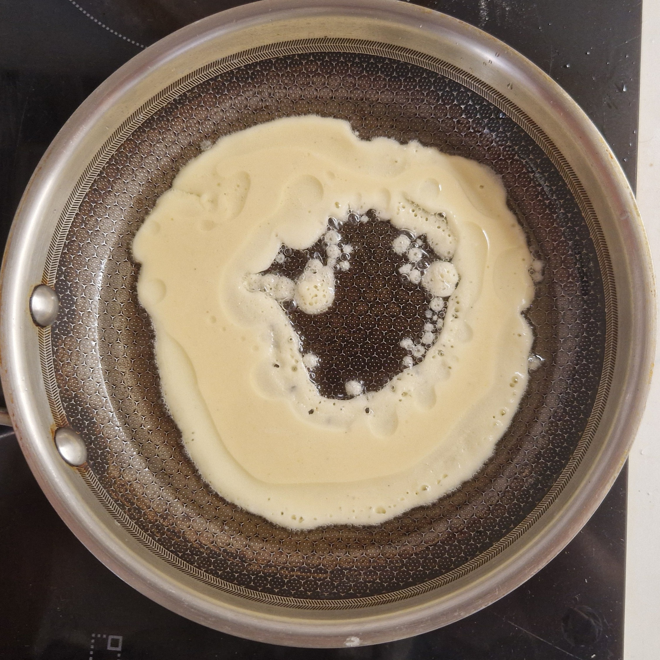 First pancake of the batch, formed into O or was it D?